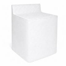 Washing Machine Cover Waterproof Quilted PEVA Zippered Heavy Duty White - $14.84