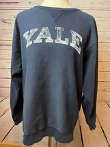 Yale University Bulldogs Sweatshirt size Large Licensed Pullover Blue Sp... - $36.03