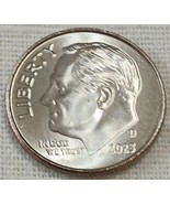 US 2023 D Roosevelt Dime - Denver Issue - Authentic Bright Modern Collec... - $4.51 CAD