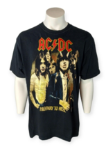Vintage 90s ACDC Highway to Hell TShirt XL Crewneck Embroidered Double Sided Tee - $467.15