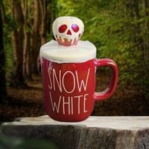 Rae Dunn Disney Snow White Red Mug With Iridescent Poison Apple Topper - New - £22.03 GBP