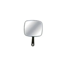 Salon Professional Hairdressing Large Hand Held Mirror Black  - £17.44 GBP