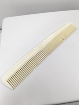 Vintage GOODY Hair Comb Pocket Brush Made In USA Off White cream 7&quot; - £6.96 GBP