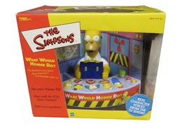 NEW The Simpsons WHAT WOULD HOMER DO? TALKING Electronic TRIVIA GAME Has... - $24.70