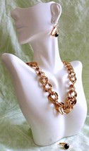 Vintage Monet Jewelry Set Goldtone  - £25.65 GBP