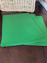 Set of 4 green office depot quality folders - $9.78