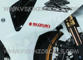 Suzuki Factory Racing Logo Fairing Decals Stickers Premium Quality 5 Colors GSXR - £8.79 GBP