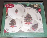 CIB Stoneware Noel Morning Christmas Print 16-Piece Dinnerware Set ~NEW - $79.19