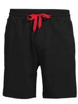 Hugo Boss Black Red Logo Men&#39;s Jersey Cotton Casual Stacket Shorts Size XL - $79.20