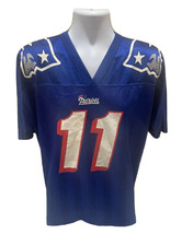 Vintage 1990&#39;s New England Patriots Drew Bledsoe #11 Logo Athletic NFL J... - $64.99