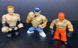 Mattel WWE Rumblers Mini Figures Lot Wrestlers John Cena Rey Mysterio Sheamus - £7.12 GBP