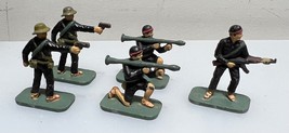 Lot of 5 Vintage 1990 Monogram Model Metal military Infantry Soldiers  #... - £19.99 GBP