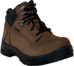 KODIAK Men&#39;s 6&quot; Brown Nubuck Leather Waterproof Steel Toe Boots, 214010 - £63.94 GBP