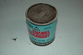 Vintage Benjamin Moore &amp; Co Alkyd Enamel Underbody Quart Can White 217 - £14.13 GBP