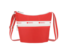LeSportsac Spectator Rouge Red Mini Bucket Shoulder Crossbody Festive Re... - $49.99