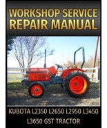 Kubota L2350 L2650 L2950 L3450 L3650 GST Tractor Service Repair Manual o... - £16.08 GBP