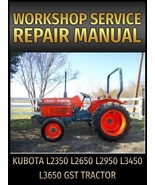 Kubota L2350 L2650 L2950 L3450 L3650 GST Tractor Service Repair Manual o... - $382.82 MXN