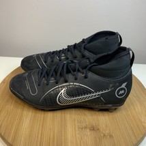 Nike Mercurial Superfly 8 Club MG Soccer Black Cleats DJ2894-007 Youth Size 4.5Y - £23.72 GBP