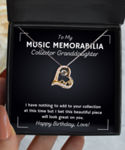 Music Memorabilia Collector Granddaughter Necklace Birthday Gifts - Love  - £39.92 GBP