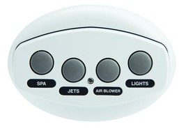 Pentair 521885 iS4 Four-Function Spa-Side Remote, White, 100 Foot Cord, Compatib - $339.56