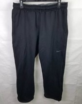 Nike Sweatpants Mens XXL Therma-Fit KO Knockout Drawstring Black 379431-... - $32.98