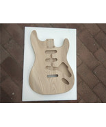 Single Wave Electric Guitar Ash Body Replacement,Fit For ST Guitar No Pa... - $179.00