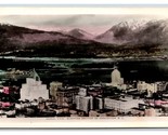 RPPC Aerial View Business Section Vancouver BC Canada UNP Postcard O16 - £3.12 GBP