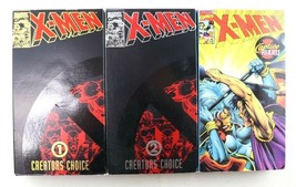 Marvel X-MEN Creators Choice #1 #2 VHS Set Pizza Hut &amp;  Xmen Captive Hearts - £7.84 GBP