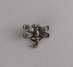Vintage Small Silver Dragonfly Lapel Hat Pin - £5.81 GBP