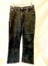 Lee Relaxed Fit Straight Leg Womens Jeans Size 10 Short Black - $14.40