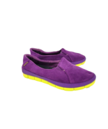 Crocs Womens Shoes Size 7 Purple Suede Slip On Sneakers 15514 - £23.36 GBP