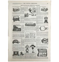 Useful &amp; Ornamental Items For Households 1894 Victorian Advertisement DW... - £23.53 GBP