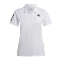 Adidas Club Polo Women&#39;s T-shirts Sports Training White Asian Fit NWT HY... - $57.51