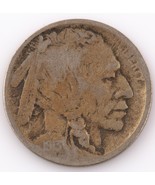 1913-D Type 2 Buffalo Nickel 5c (G) Good Condition - $185.77 CAD