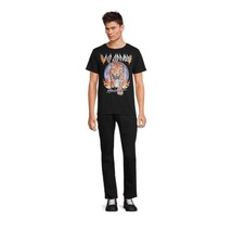 Def Leppard Mens Black Short Sleeve Graphic Tee T shirt, Size XL 46-48 NWT - £15.84 GBP