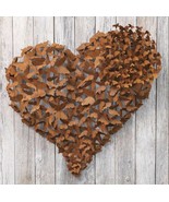 HEART AFLUTTER METAL BUTTERFLIES ARTISAN HANDCRAFTED FOR VALENTINE DAY GIFTS - $737.54
