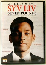 SYV LIV Seven Pounds DVD Lanzamiento al mercado noruego Will Smith - £6.17 GBP