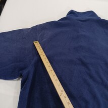 Vintage Woolrich Men's Faded Blue 1/4 Snap Buttons Pullover Sweatshirt Sz Large image 4