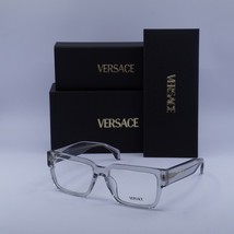 Versace VE3374U 5519 Transparent Light Grey 55mm Eyeglasses New Authentic - $200.89