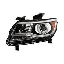 Headlight For 2015-2017 Chevrolet Colorado Driver Side Black Chrome Houing clear - £450.83 GBP