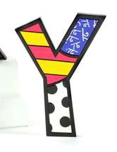 Romero Britto Alphabet Letter 6" High Freestanding or Wall Mounted Rare Retired image 7