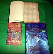 Lot 3 Harry Potter Books Phoenix Azkaban Soft Hard Cover J.K. Rowling - £14.01 GBP