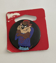 Looney Tunes Taz Tasmanian Devil Badge Button Pin - £15.63 GBP