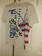 Adidas World Cup 1994 Retro Throwback Graphic Shirt Sz Xl As Is  - £27.25 GBP