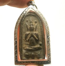 Real Powerful Lp Boon Buddha Chant Magic Mantra Blessing Thai Top Amulet Pendant - £213.17 GBP