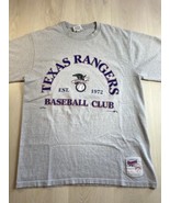 Vintage Texas Rangers Men&#39;s Large Baseball Club Diamond Collection Nutme... - £20.93 GBP