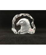 Frosted Glass Eagle Head Paperweight Award R120 - $24.31 CAD