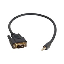 C2G 0.5m Velocity DB9 Male to 3.5mm Male Adapter Cable  - $12.00