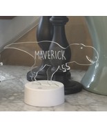 Dinosaur Night Light Rex LED Lamp Personalized MAVERICK Kids Room Color Changing - $19.00
