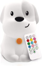 Puppy Dog Night Light for Kids, Silicone Nursery Light for Baby Room and Toddler - £23.24 GBP